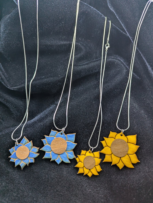 Sunflower Pendants